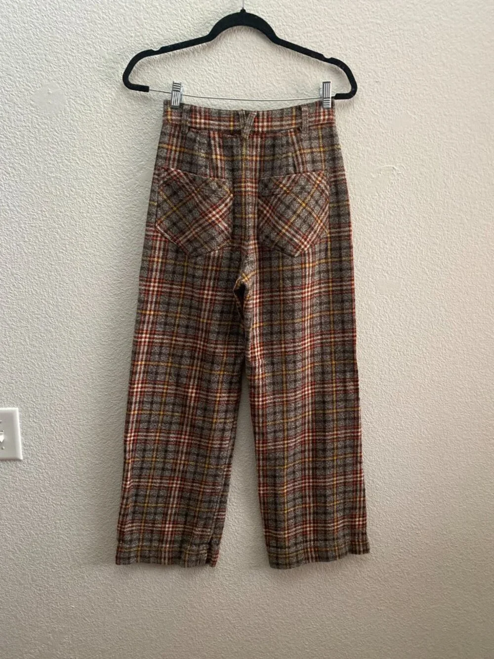 Free People Shape Up Trouser Pant Original Combo High Rise Wide Leg Size 2